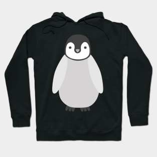 Penguin Chick (pink background) Hoodie